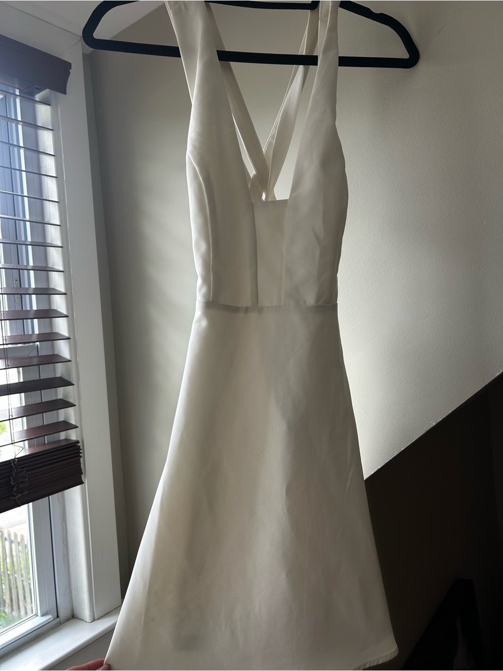 Minimalist White Sleeveless Dress
